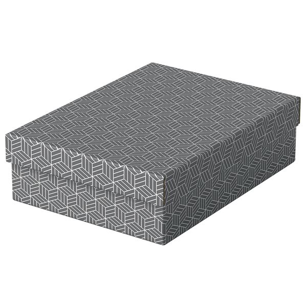 Esselte Storage Boxes 3 pack - Low Medium Grey