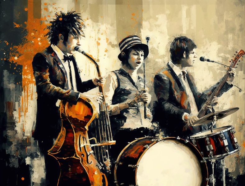 Fancy Artwork Living Room Band - B1304 image