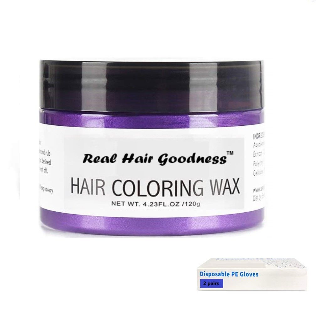 Real Hair Goodness Hair Coloring Wax Temporary Hair Color Purple