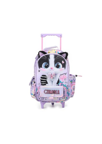 Chimola Black Cat 18'' Kids Trolley Backpack