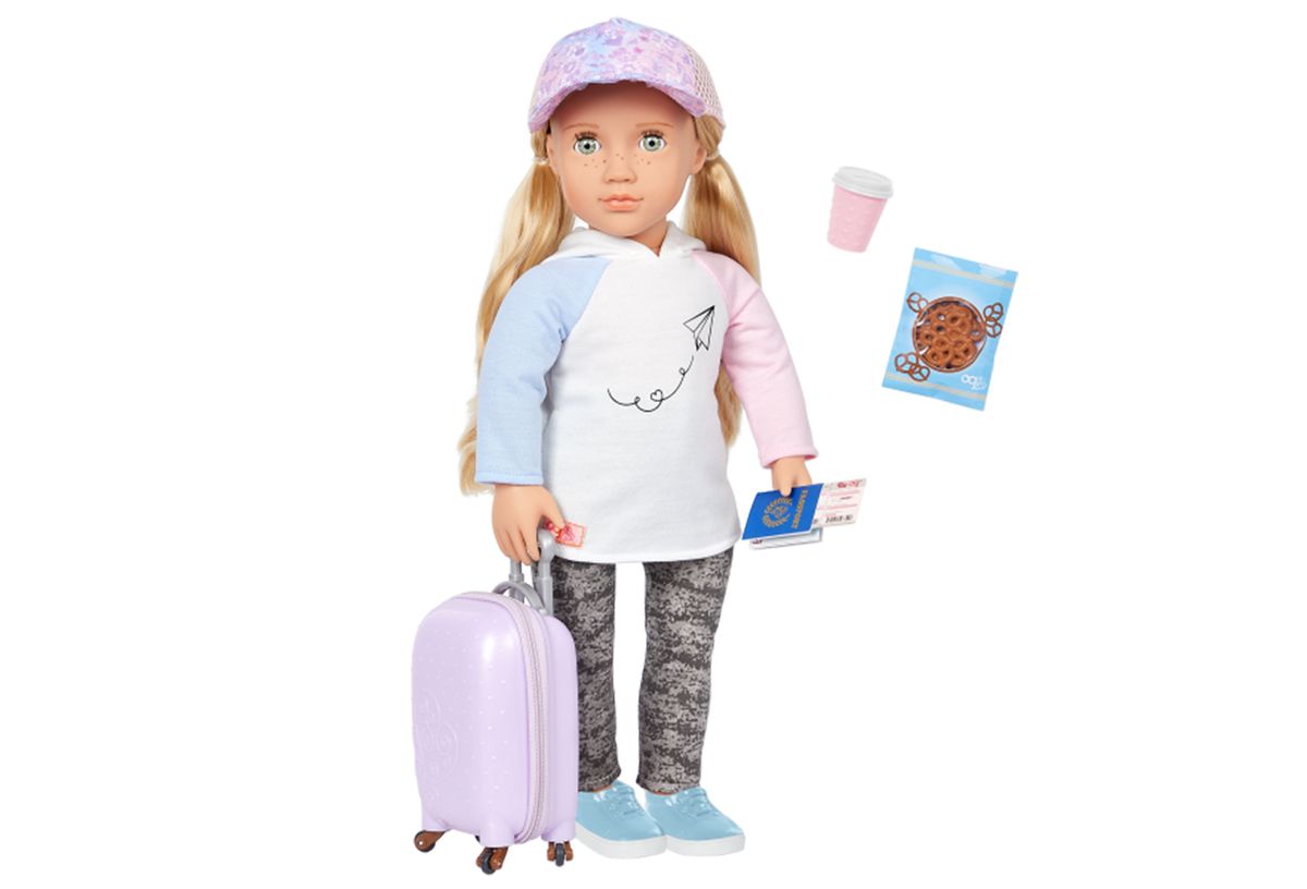 Our Generation Blonde 18" Doll, Ari with a suitcase Shop Today. Get