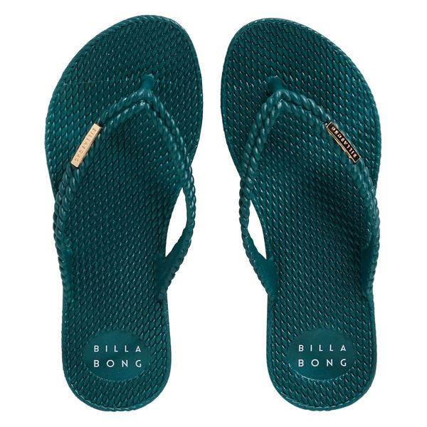 Billabong Womens Kick Back Solid Thong Flip Flops