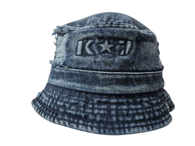 K Star 7 Men Bucket hat Ripper Denim