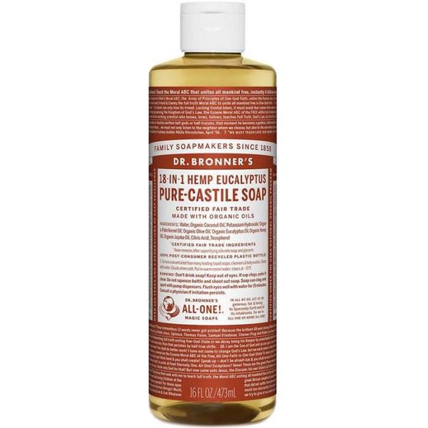 Dr Bronner - Pure Castile Liquid Soap Eucalyptus 473ml