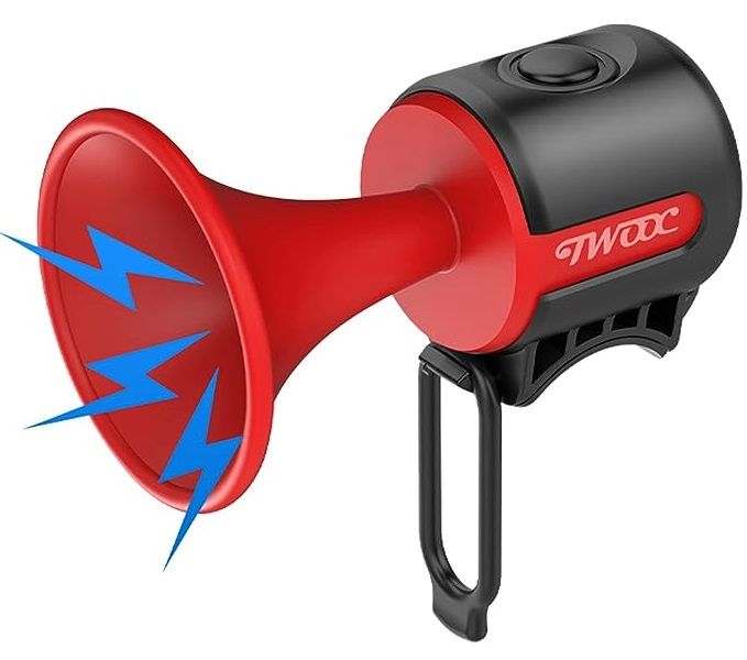 Electric Bike Horn 120dB IPX4 Waterproof Fixed AntiSlip Cycling Horn