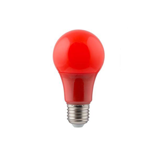 Eurolux - LED Coloured A60 Globe E27 7w Red