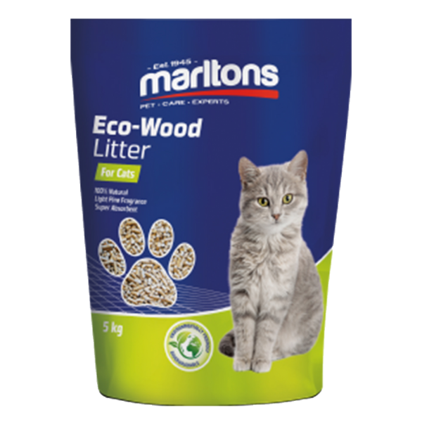 Marltons - Eco-Wood Cat Litter - 5kg