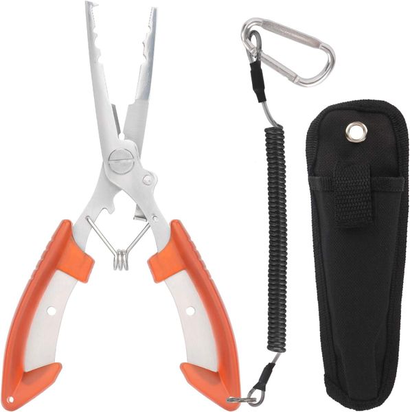 Talon Tackle Multi-Function Fishing Pliers with sheath &amp; Lanyard