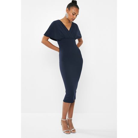 missguided navy dress