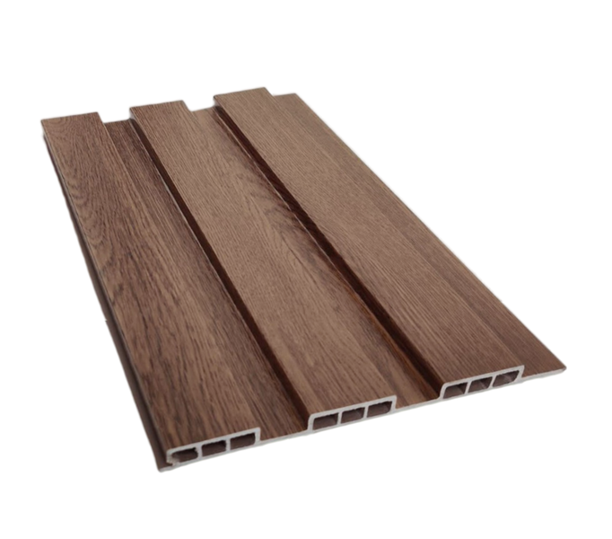Exel Large PVC Fluted Wall Panel - Walnut