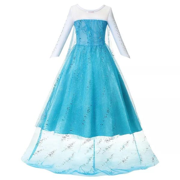 Girls Frozen - Elsa Dress-Up Costume
