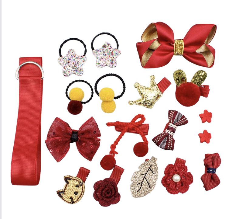 18 Piece Red Hair Accessories Gift Box Shop Today. Get it Tomorrow