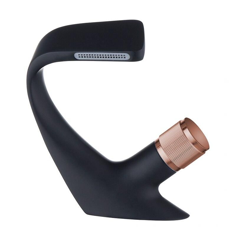 LMA Hot & Cold Brass Waterfall Bathroom Basin Mixer - Black & Rose Gold