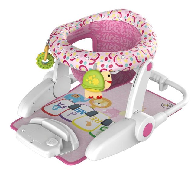 Foldable Baby Walker - Multi-Stage Sit-to-Stand Learning Walker