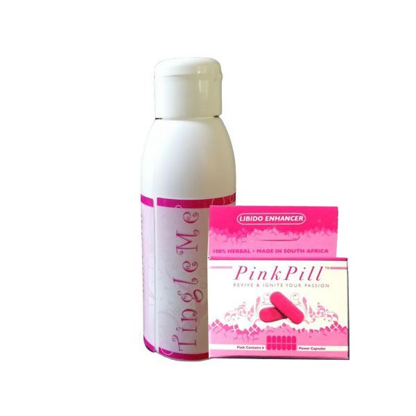 The Pink Pill and Tingle Me Climax Lubricant Combo