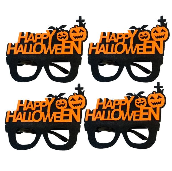 Halloween Party Felt Glasses Set Of 4