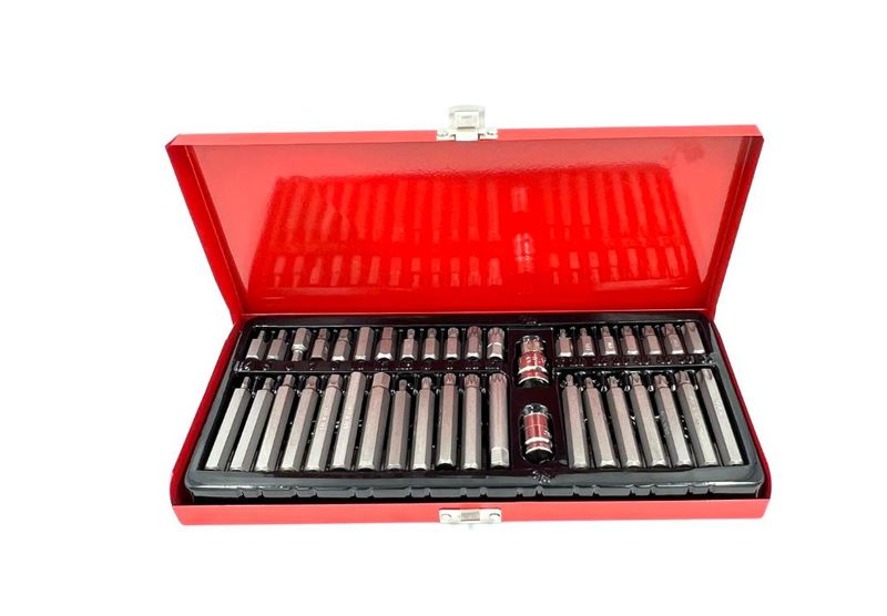 40 Piece Rotary Drill Bits Set w/ Metal Carry Case
