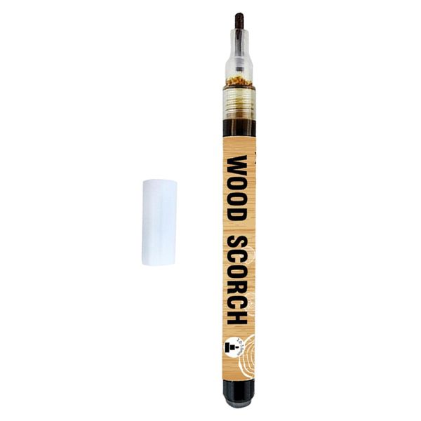 Wood Burning Scorcher Marker pen Round Tip 1mm Pyrographer Arts Crafts