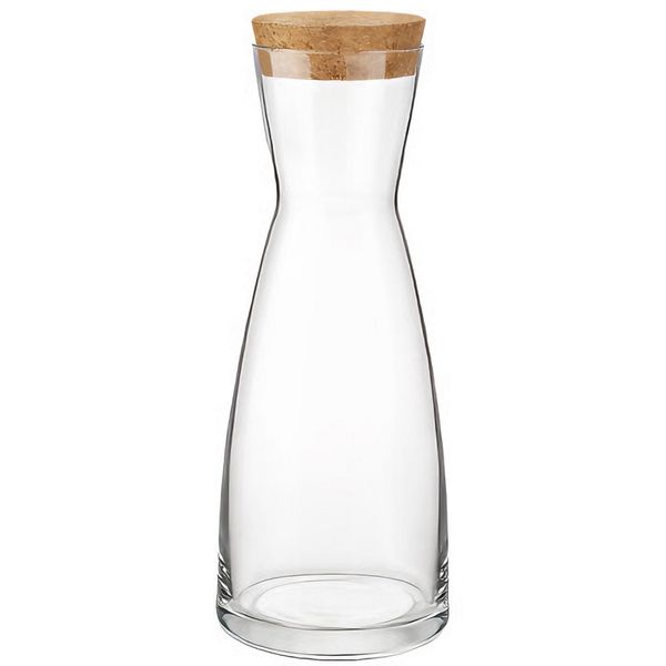 Bormioli Rocco - Ypsilon Carafe With Cork Stopper - 1.0 Litre