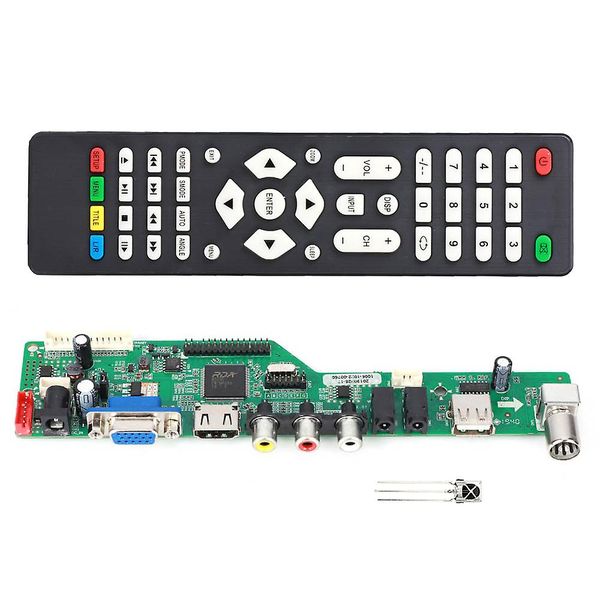 O Monitor Driver Controller Input Board Lcd Remote Control Support 7-55 Inch Lvds Screen