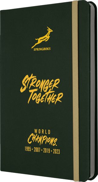 Springboks World Champions Eco Notebook, A5