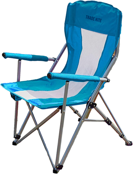 Trade Kite Portable Camping Arm Chair with Cup Holder - Foldable
