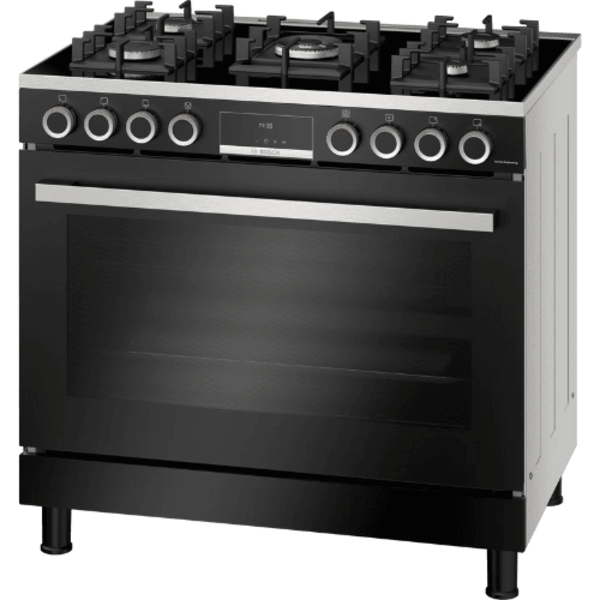 Bosch HJY5G7V60Z Series 8 Gas Stove 89cm Black Shop Today. Get it