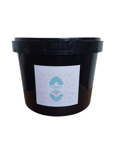 5L Bishara Cosmetics Citrus Mineral Bath Soak