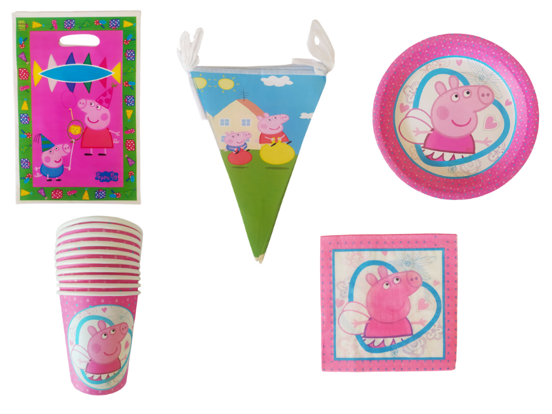 Peppa Pig Party Decorations - 51 Pieces - Kids Party