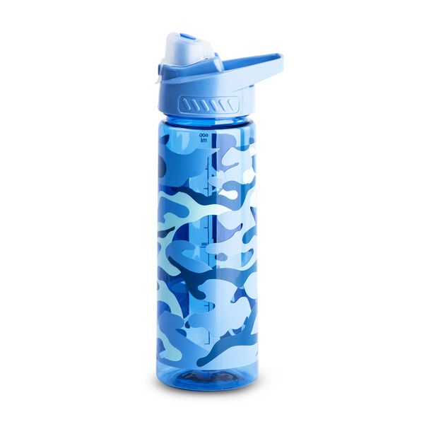 Cape Lighthouse - Water Bottle - Camo - Blue - 7cm x 7cm x 25cm - 600ml