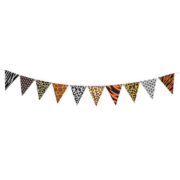 iKids Party Flag Banner Figure Print