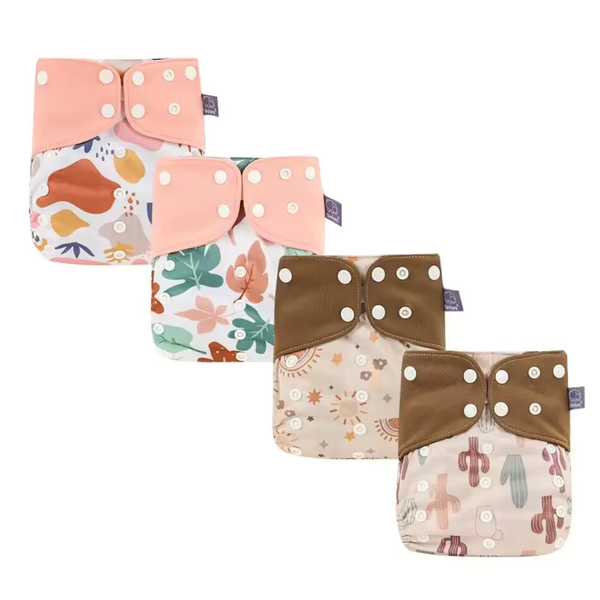 Brown &amp; Pink (4 Pack image