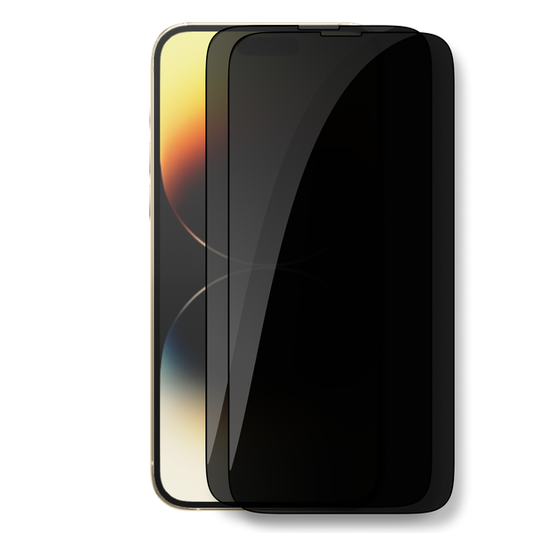 Privacy Glass Screen Protector Compatible with iPhone 14 Pro Max(Pack of 2)