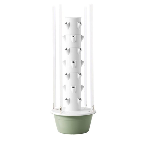 Commercial 7 Layer Hydroponic Tower System with Full Spectrum Grow Lights