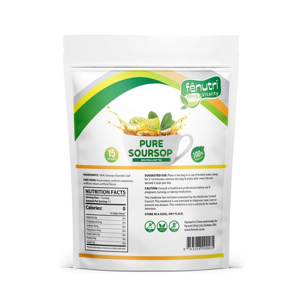 Fenutri - Soursop Leaf Tea - 15 Tea Bags