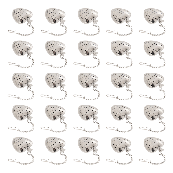 25Pcs Tea Strainer Stainless Steel Tea Ball Infuser Loose