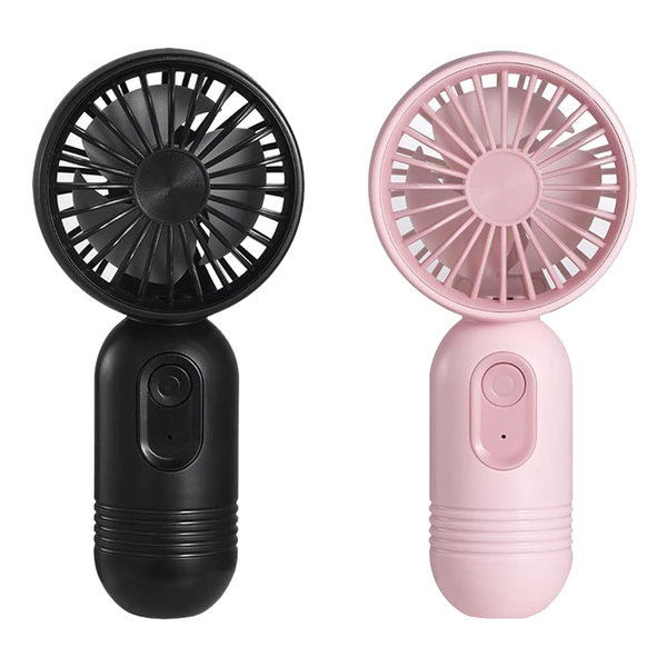 2Pcs Mini Portable Fan Handheld Fan For Office Outdoor Travel Camping
