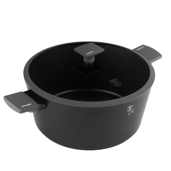 Berlinger Haus 30cm Titan Pro Non-Stick Coating Casserole - Anthracite