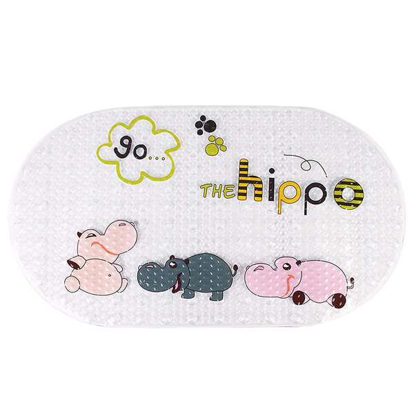 thehippo Cartoon Bathroom Non-Slip Baby Bath mat, Water-Proof Floor mat