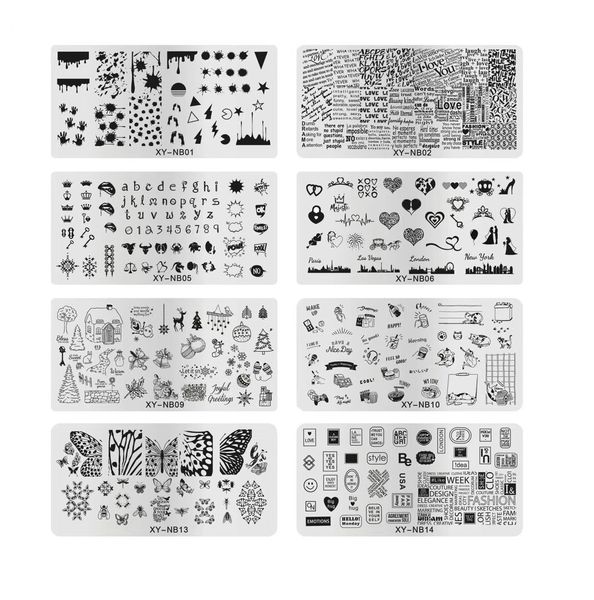 iMbali Nail Art Stamping Plate - 6 Pack