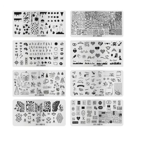 iMbali Nail Art Stamping Plate - 6 Pack | Buy Online in South Africa |  