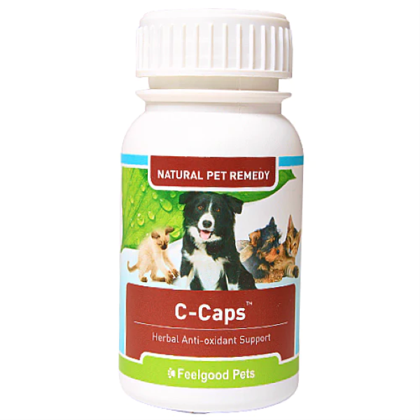 Feelgood Pets - C-Caps - Dog &amp; Cat Cancer Support Remedy - 60 Capsules