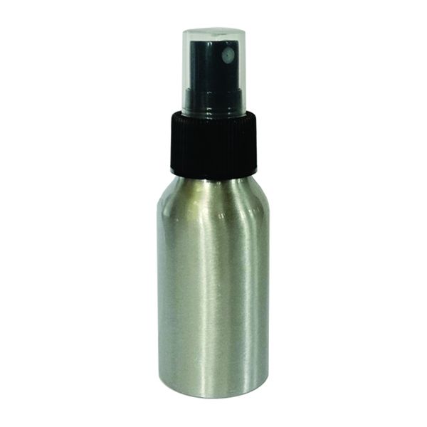20 x 50ml Aluminium bottle with black mist spray (24/41)
