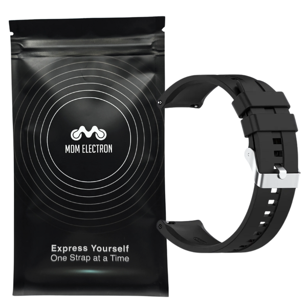 Official Type Silicone Strap Compatible With Huawei Watch GT 46mm-Black