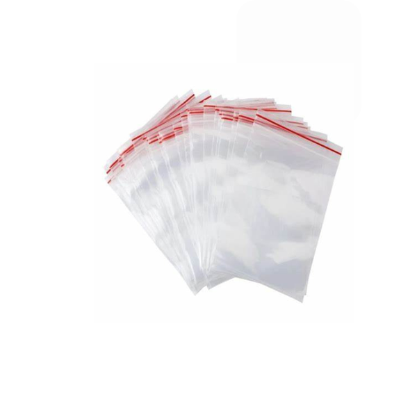 Zip Lock Bags - 100 Pieces - W 120mm x L180mm