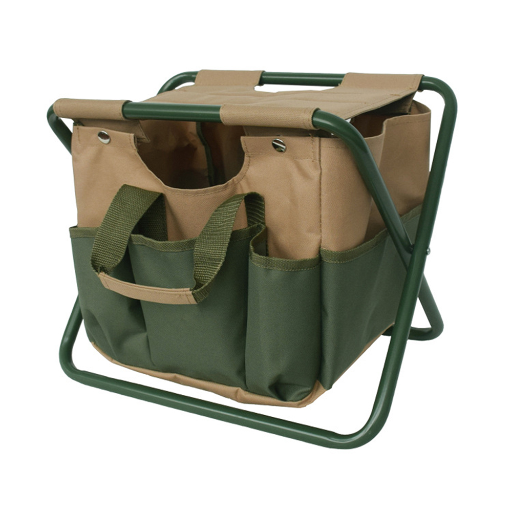 Multifunctional Portable Folding Garden Stool Tool Bag | Shop Today ...