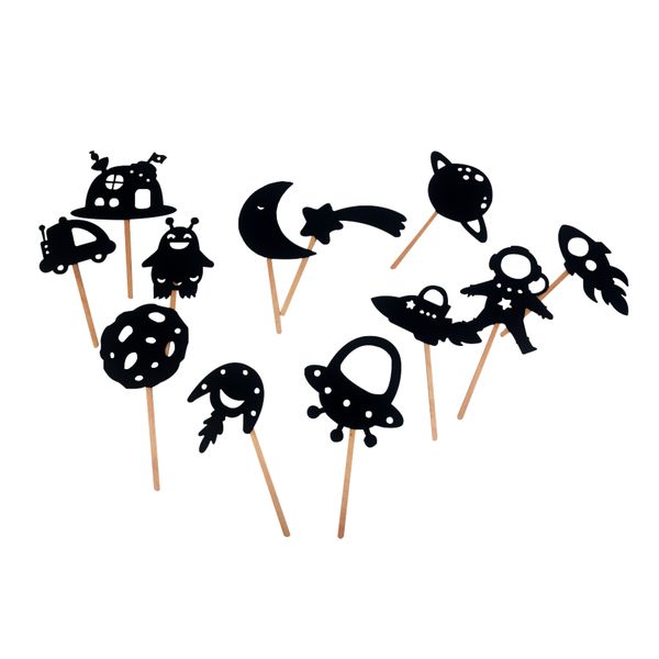 Mideer Space Shadow Puppets Set