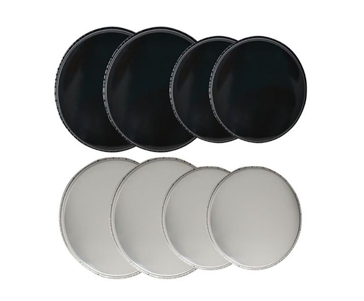 Set of 2 Solid Stove Burner Covers 4Pieces Per Pack