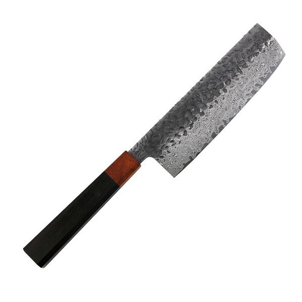 Lifespace Hand-forged Japanese 'Nakiri' vg10 Damascus Steel Bunka Cleaver
