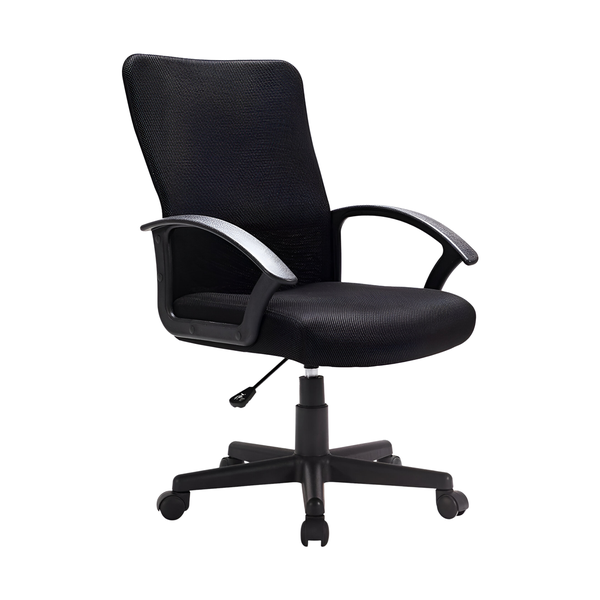 Mid-Mesh Back Swivel And Tilt Mechanism Office Chair With Memory Foam